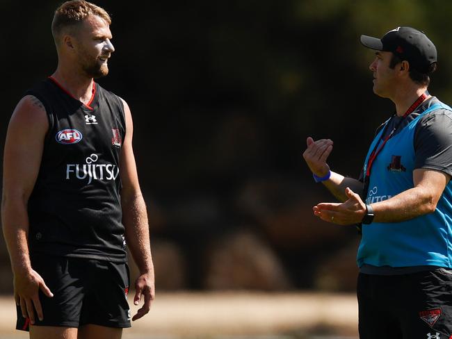 After seven years at the Bombers, Stringer would have been happy to stay. However, his preference was a move to GWS. Picture: Michael Willson/AFL Photos via Getty Images