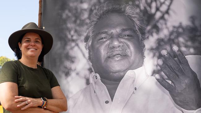 Chief Minister Natasha Fyles on day three of Garma Festival, on Sunday August 6. Picture: Pema Tamang Pakhrin