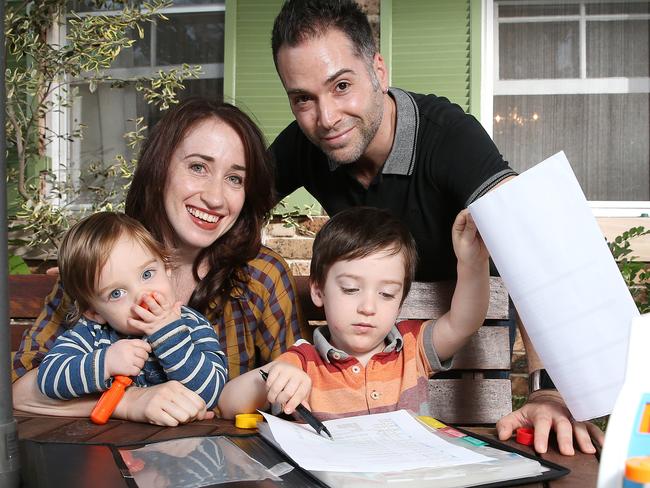 Simon and Hannah Lobelson never really thought about their money before having kids and buying a home.