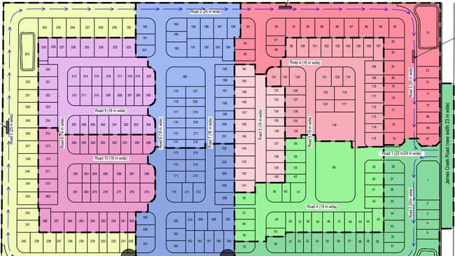 A new application has revealed that the majority of proposed sites would be between 600-799 square metres in size.