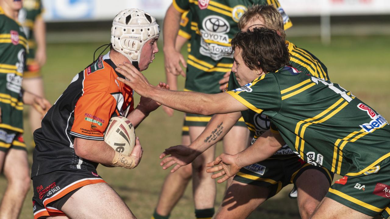 Jack Fogarty on the move for Southern Suburbs in a match earlier this year. Picture: Kevin Farmer