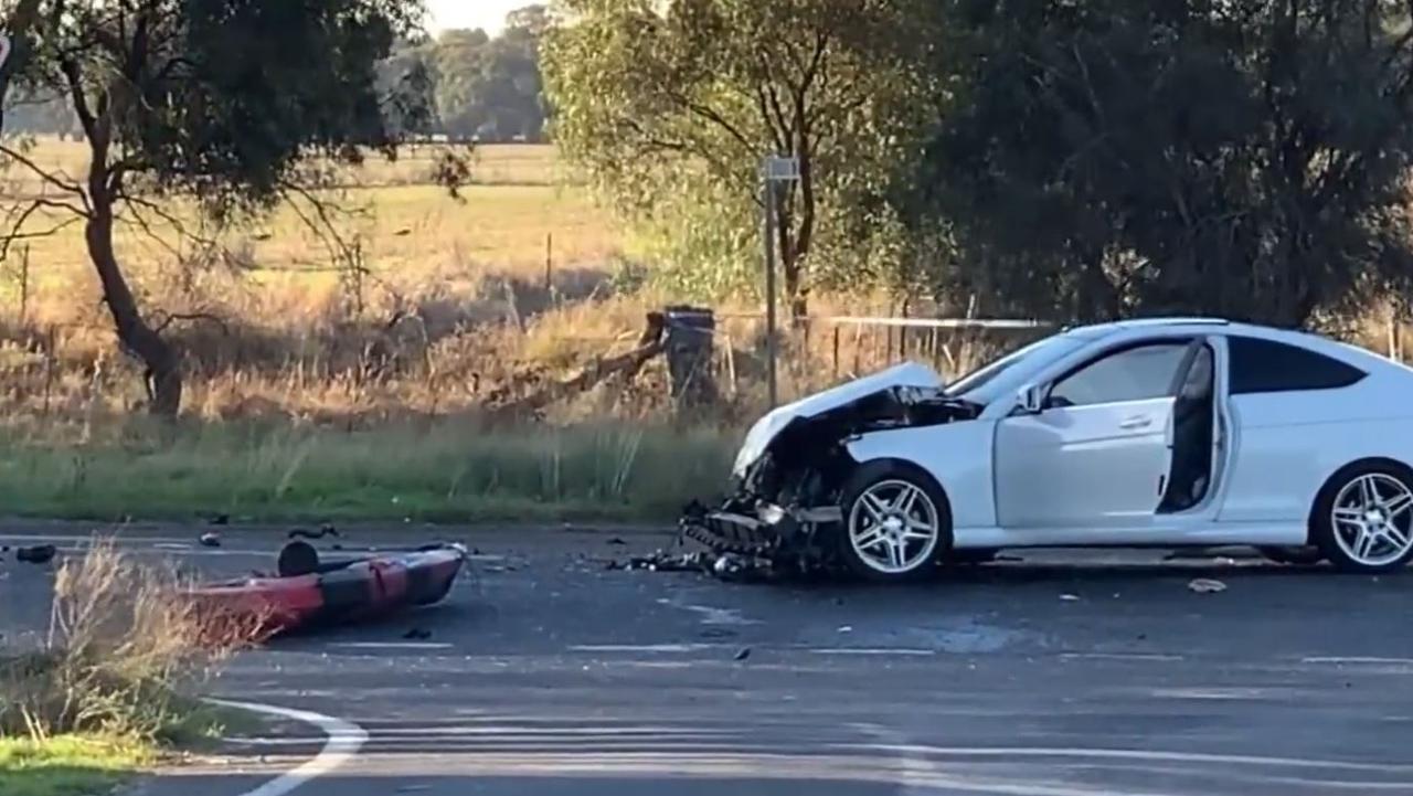 There were safety concerns about the intersection where the crash occurred. Picture: Nine News