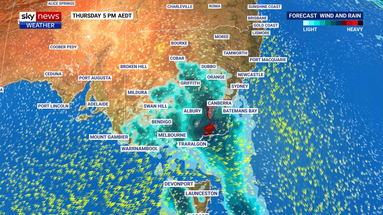 Weather Australia thunderstorms and rain to hit south east, fire ban