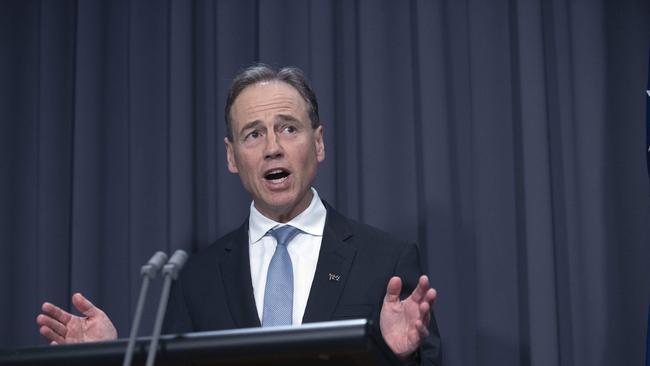 Federal Health Minister Greg Hunt says Victoria is ready for a COVID-safe reopening. Picture: NCA NewsWire / Gary Ramage