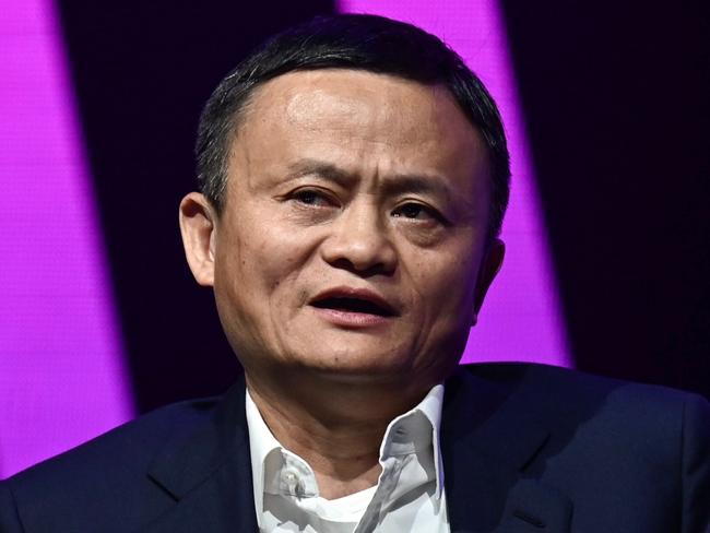 A speech criticising Chinese regulators backfired on Jack Ma. Picture: AFP