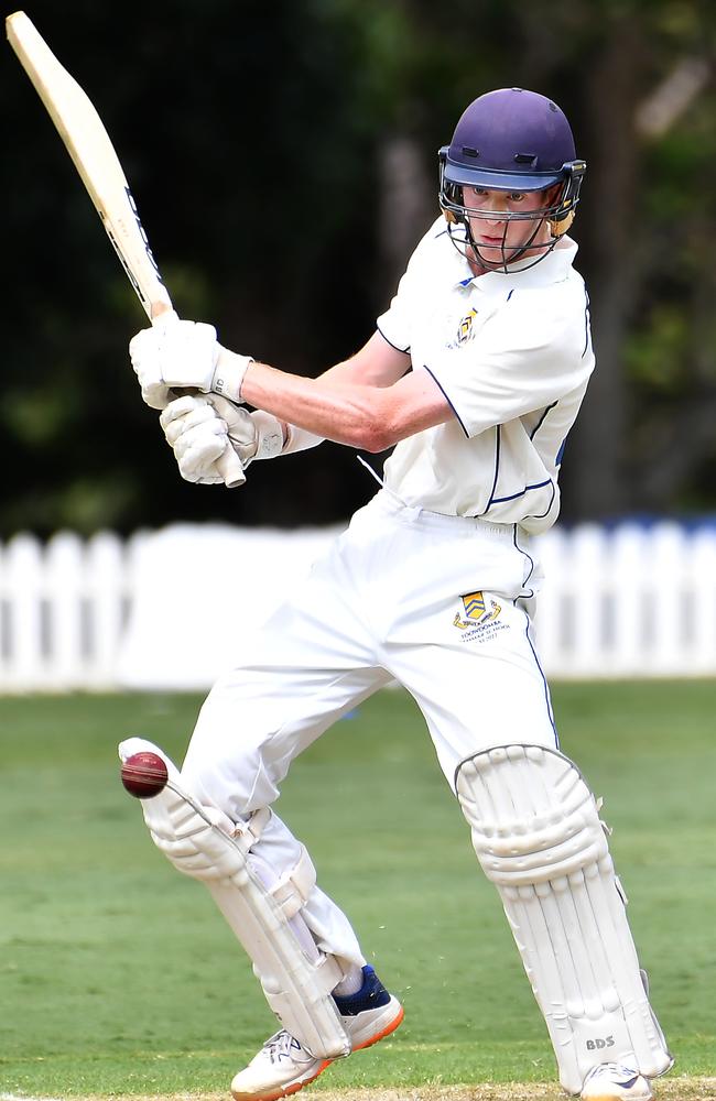 Toowoomba Grammar School batsman Callum Galvin. Picture: John Gass