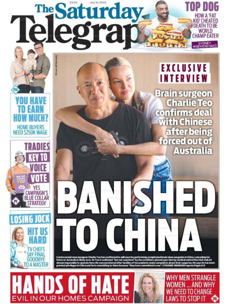 Chinese doctor thanks Australia for shunning neurosurgeon Charlie Teo ...