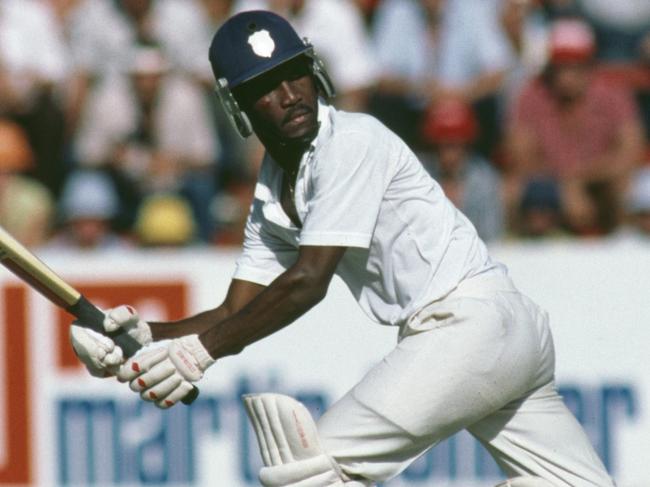 Lawrence Rowe, captain of the rebel West Indies XI plays a one-day international against South Africa in Durban, during the team's tour of South Africa, February 1983. (Photo by Adrian Murrell/Getty Images)