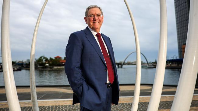 ASIC chair Joe Longo pictured at Elizabeth Quay, Perth: ‘The ASIC that I inherited is very different to the ASIC of today.’ Picture: Colin Murty