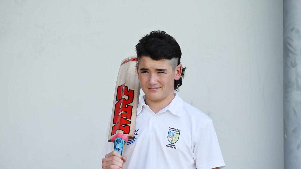 Woodford Island Warriors middle order batsman Daniel Couper ready for their clash with Lawrence in the LCCA Maclean Bowling Club first grade competition on October 31, 2020 at Barry Watts Oval.