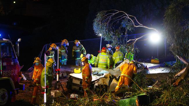 Tragically, the driver could not be saved. Picture: Mark Stewart