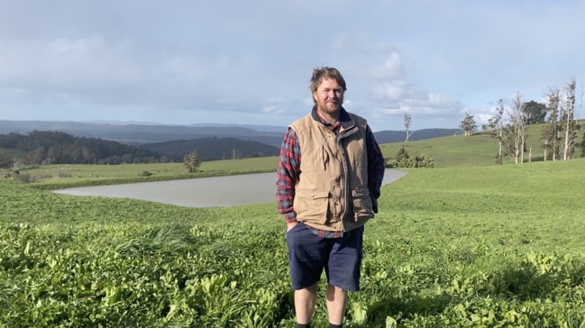 Tasmanian dairy farmer Mark Lambert of Sunnyside.