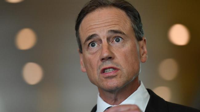 Federal Health Minister Greg Hunt. Picture: Sam Mooy