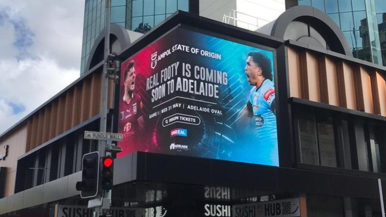 This Adelaide billboard proves Sydney just doesn’t get it. Photo: Matt Sullivan/News.com.au.