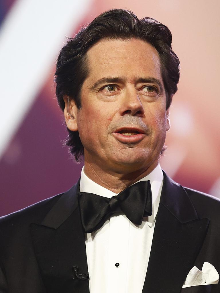 Gillon McLachlan hosts the Brownlow Medal.