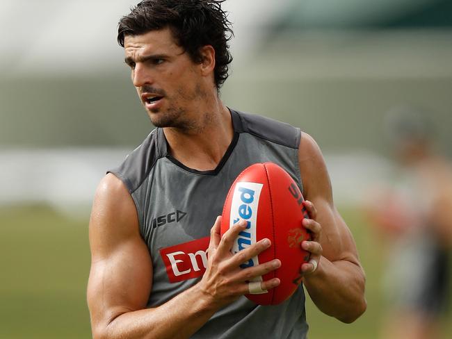 Scott Pendlebury at Collingwood pre-season training.