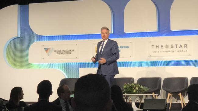 Bernard Salt speaks at the Future Gold Coast forum.