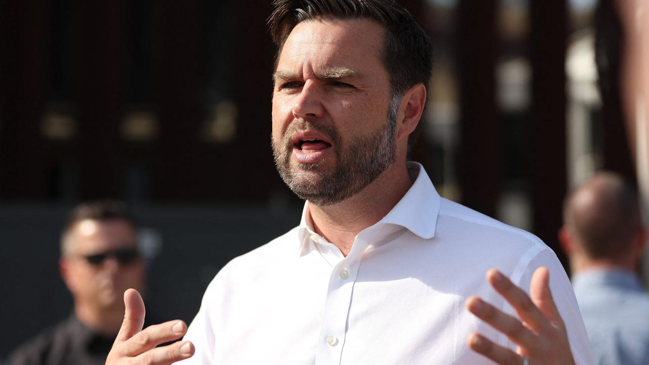 Republican vice presidential nominee JD Vance has spread the pet eating theory. (Photo by JUSTIN SULLIVAN / GETTY IMAGES NORTH AMERICA / Getty Images via AFP)