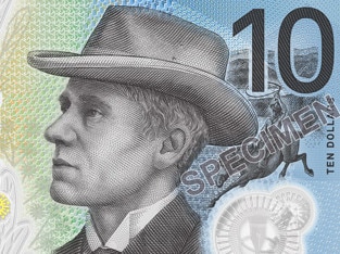 Supplied images of the 2017 release of a new ten dollar note.