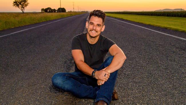 Country music singer-songwriter James Johnston, who is running 100km from Armidale to Tamworth to raise funds for Ronald McDonald House ahead of performing at the annual Tamworth Country Music Festival, as well as co-hosting the Golden Guitar Awards. Picture: David Lobwein