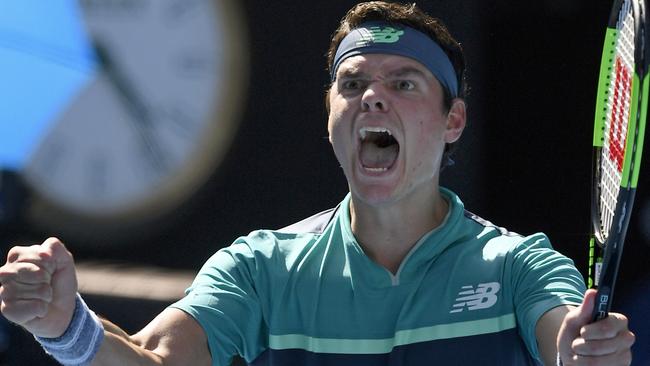 Back to his best … Canada's Milos Raonic. Picture: AP