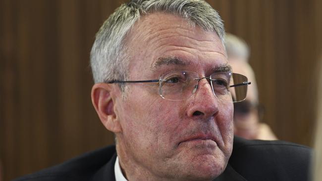 Attorney-General Mark Dreyfus said parents should limit who they share content with online. Picture: NCA NewsWire / Martin Ollman