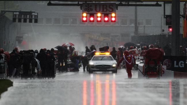 Wet weather is forecast for race day at the Canadian Grand Prix.