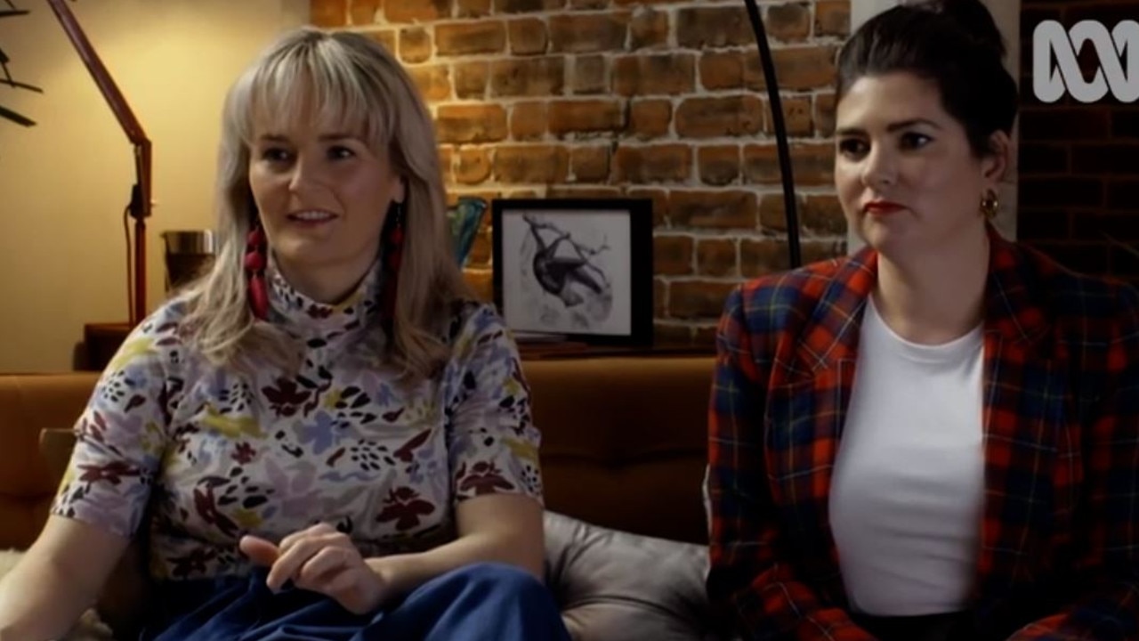 Hosts Kirsten Drysdale and Zoe Norton Lodge went to work on dissecting her ‘villain edit’. Picture: ABC.