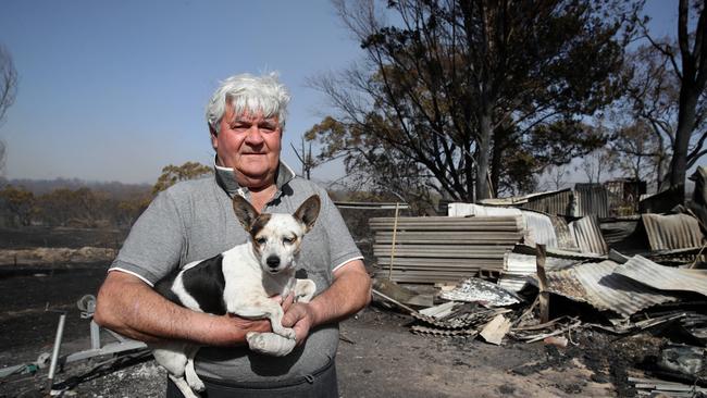 Glen Goldsmith lost his shed and tens of thousands of dollars worth of machinery. Picture: David Swift.