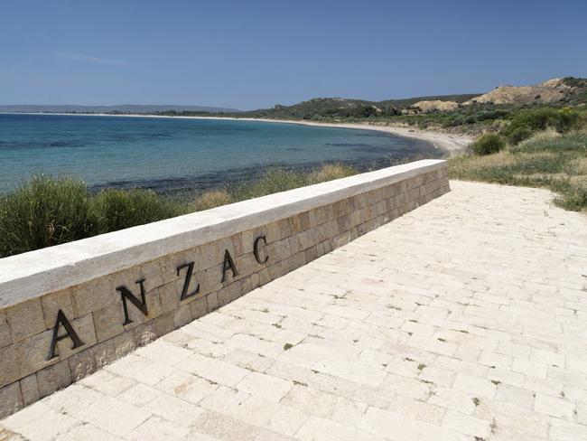 Anzac Cove in Gallipoli. Picture: Escape