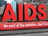 Aids conference sign.