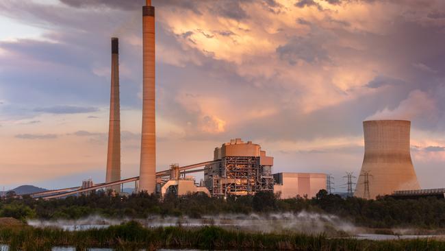 The Callide Power Station at Biloela in Central Queensland.