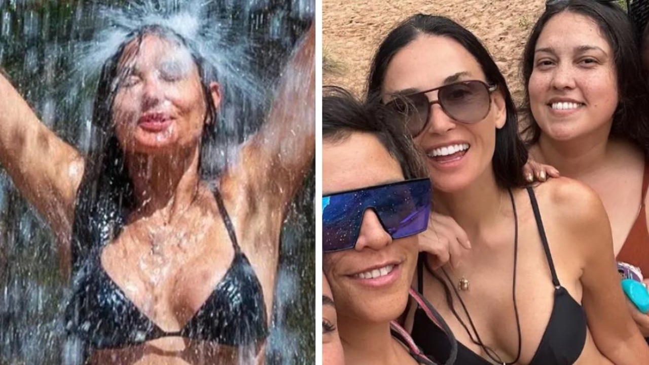 Demi Moore is having a whale of a time on holiday. Picture: Instagram