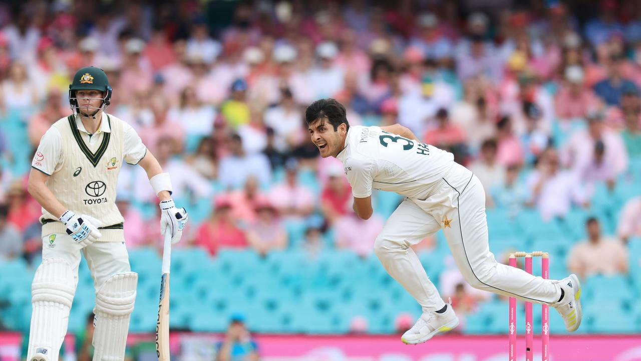 Mir Hamza has kept Australia under pressure on Day Three. Picture: Getty