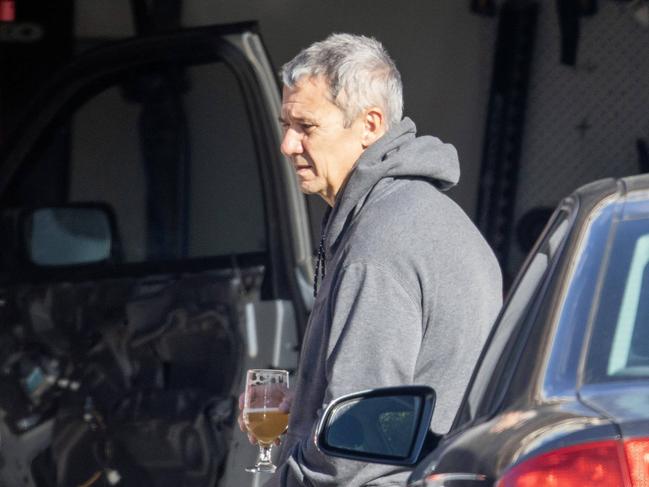 18-05-2023 - Shane Drumgold outside his Canberra home on Thursday afternoon after taking leave as ACT DPP. Picture: Liam Mendes / The Australian