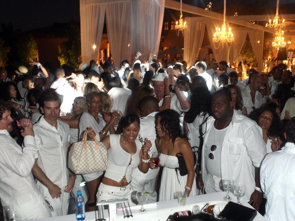 Sean “Diddy” Combs’ White Parties were an event. Picture: Getty Images