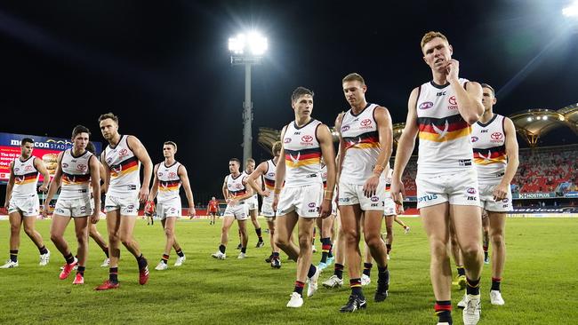 Adelaide is 0-3 but adamant they can turn it around and become more competitive this season. Picture: Dave Hunt (AAP).