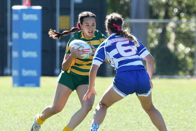 Girls rugby 7s schoolgirls state championship, Ballymore Stadium, Herston. Picture: Liam Kidston