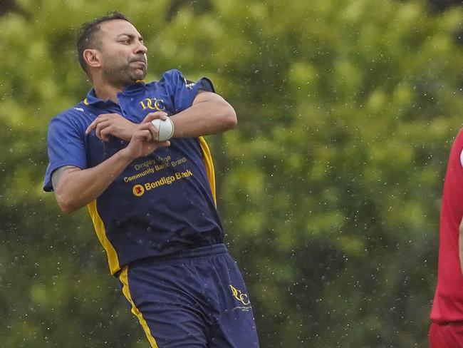 Dingley captain Damien Jordan nabbed four wickets. Picture: Valeriu Campan