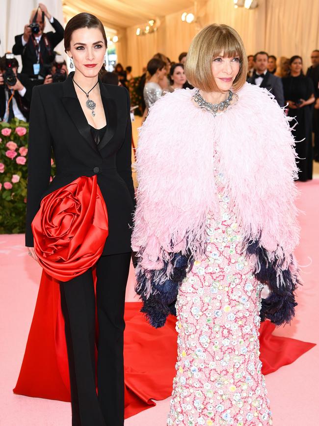 Bee Shaffer and mother Anna Wintour. Picture: Getty Images