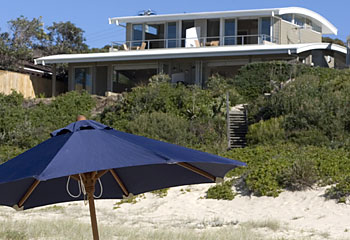 Fight for it ... six can comfortably stay at Azure on the Beach although there may be fights over who gets the main bedroom