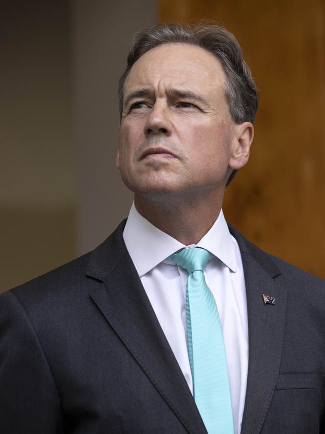 Federal Health Minister Greg Hunt. Picture: NCA NewsWire/Gary Ramage