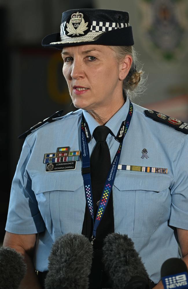 Police Commissioner Katarina Carroll. Picture: Lyndon Mechielsen/Courier Mail