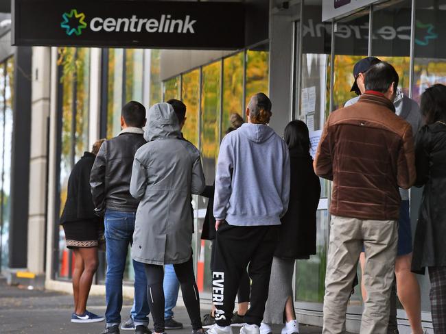 Covid lockdowns had a dramatic impact on workers and business. Picture: William West/AFP