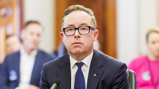 Qantas CEO Alan Joyce was lashed during a senate hearing into the cost of living this week. Picture NCA NewsWire / Aaron Francis