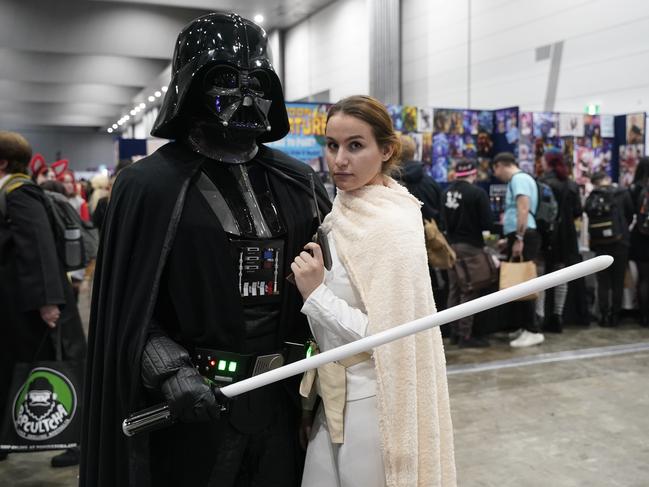 OZ Comic-Con Gallery. OZ comic at Melbourne Exhibition and Convention Centre. James Phelan and Bethany Lindall . Picture: Valeriu Campan
