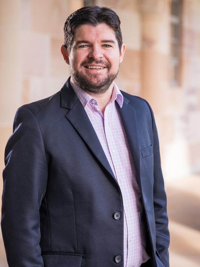 Dr Tyler Riordan, a Postdoctoral Research Fellow in Strategy and Entrepreneurship at the University of Queensland Business School. Picture: Supplied