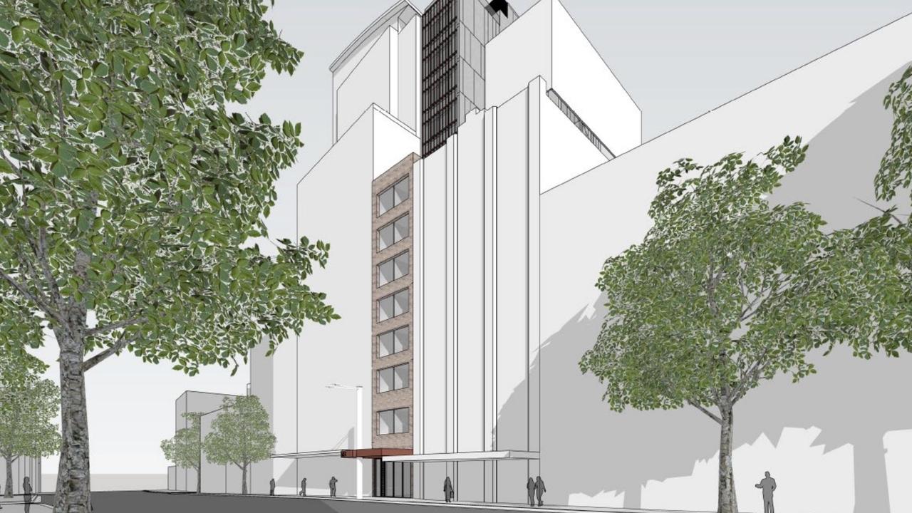 An artist’s impression of the hotel.