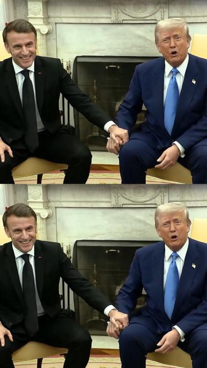 Trump gets fact-checked by Macron over Ukraine funding