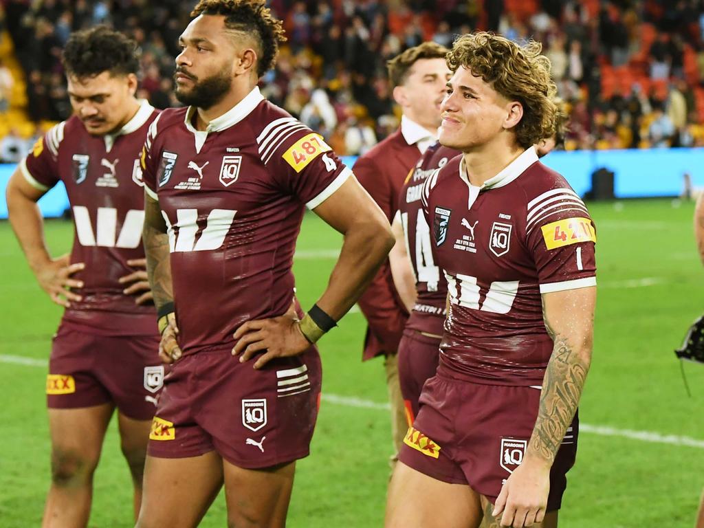 Queensland was left feeling the pain of defeat. Picture: Patrick Woods.